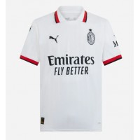 Camiseta AC Milan Alvaro Morata #7 Segunda Equipación Replica 2024-25 mangas cortas